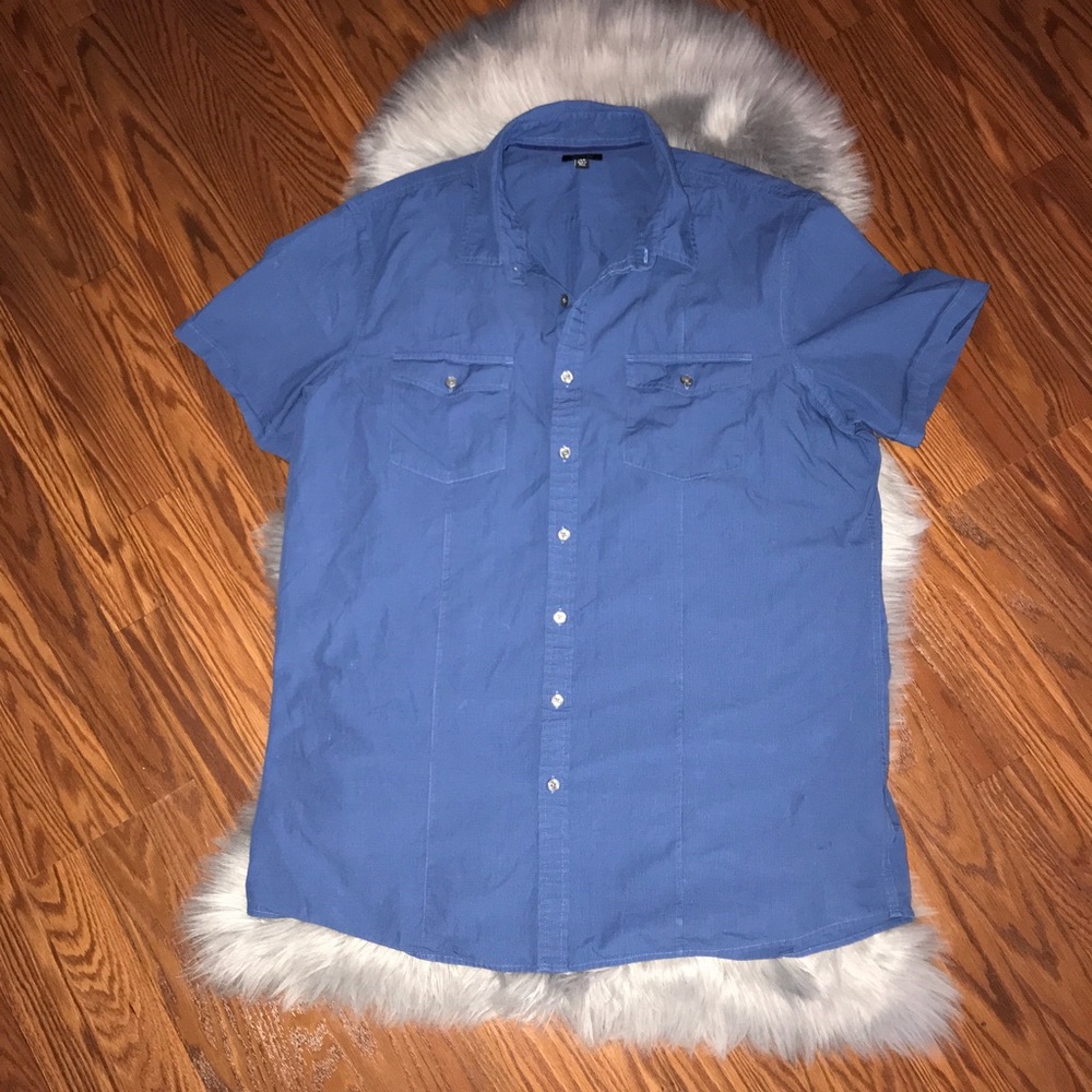 Apt. 9 Mens Short Sleeve Button Down